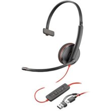 Poly Blackwire 3210 Monaural USB-C Headset...