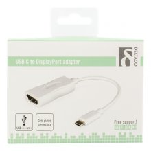 Deltaco USB 3.1 for DisplayPort adapter, USB...