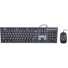 IBOX Set keyboard + mouse IKMS606 black (USB...