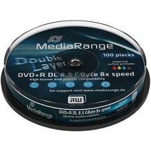 Диски MediaRange DVD+DL 8X CB 8,5GB MediaR...