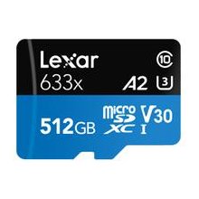 Mälukaart Lexar 633x 512 GB MicroSDXC UHS-I...
