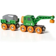 BRIO Clever Crane Wagon