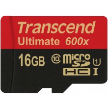 TRANSCEND 16GB MICROSD W/ ADAPTER U1 MLC...