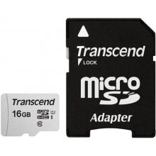Флешка Transcend microSD Card SDHC 300S 16GB...