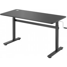 MACLEAN Sit stand manual desk Ergo Office...