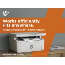 Printer HP LaserJet HP MFP M140we, Black and...