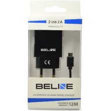 Beline Travel charger 2xUSB + microUSB 2A...