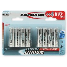 Ansmann 4+4 Extreme Lithium AA Mignon LR 6...