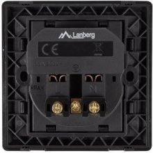 Lanberg AC-WS01-USB2-E-B socket-outlet 2 x...