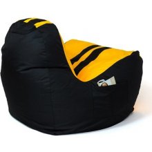Go Gift Sako bag pouffe Ferrari black-yellow...