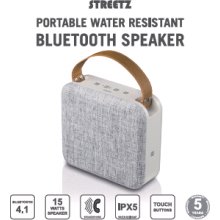 STREETZ Speaker Bluetooth, NFC, 15W, IPX5...