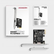 AXAGON PCEE-GRL LAN card PCIe 1x Gigabit...