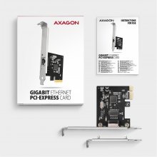 Võrgukaart Axagon PCEE-GRL LAN card PCIe 1x...