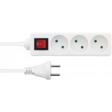 DELTACO 3-way socket Nordic Quality w/switch...