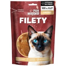 PAN MIĘSKO Duck fillets - cat treats - 100g