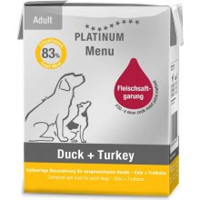 PLATINUM Menu - Dog - Duck & Turkey - 375g