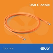 Club 3D Club3D Lifestyle USB-C Kabel PD...