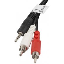 Lanberg CA-MJRC-10CC-0020-BK audio cable 2 m...