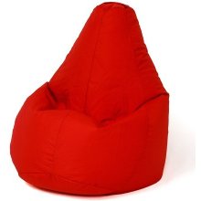 Go Gift Sako bag pouffe Pear intense red L...