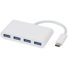 Vivanco USB hub USB-C 3.1 4-port, white...