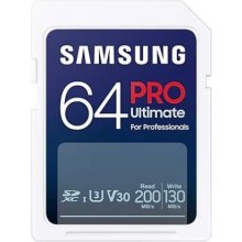 Mälukaart Samsung PRO Ultimate 64 GB SDXC...