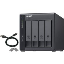 QNAP TR-004 storage drive enclosure HDD/SSD...