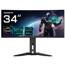 Monitor Gigabyte MO34WQC2 34" OLED WQHD...