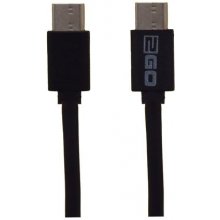 2GO USB Lade-/Datenkabel 2x USB Type-C 3.1...