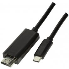 LOGILINK USB3.2 Gen 1x1 USB-C M to HDMI 2.0...
