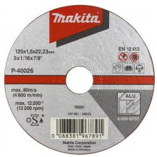 Makita B-45331 cutting disk 125x1mm Alu