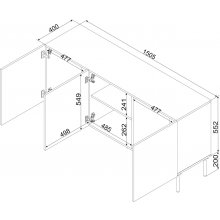 Cama MEBLE Cama SIENA chest of drawers...