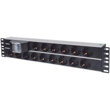 Intellinet 19" 2U Rackmount 15-Way Power...