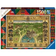 Ravensburger Puzzle Hogwarts Map 1500 -...