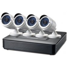 LevelOne CCTV 8-Kanal Fix Out H.264 IR 4xCam...