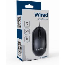 Gembird MUS-U-01 mouse Ambidextrous USB...