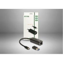 Inter-Tech LAN-Adapter Argus IT-732 USB-C...