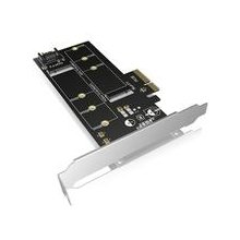 Icy Box PCI Card IcyBox 2x M.2 SSD -> SATA3...