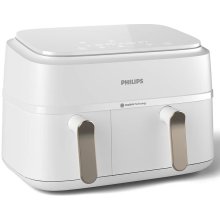 Philips Airfryer dual basket, 9,0 L, white