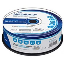 MediaRange BD-R 25 GB Blu-ray blanksÂ (6...