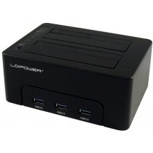 LC-POWER Dockingstation USB 3.0 2-Bay 2, 5...