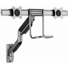 Gembird Laikiklis Adjustable wall 2-display...