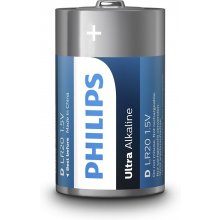 Philips Patarei LR20E D 2 tk Ultra Alkaline