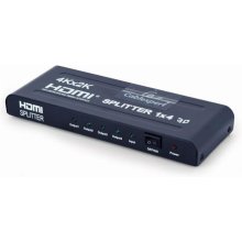 Gembird DSP-4PH4-02 video splitter HDMI 4x...