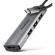 AXAGON HMC-H3A USB-C 5Gbps STARTER 4in1 hub