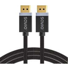SAVIO CL-176 DisplayPort cable 3 m Black