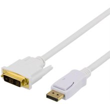Deltaco DP to DVI-D Single Link Cable, Full...