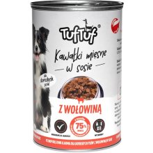 TufTuf TUF TUF Meaty chunks with beef - wet...