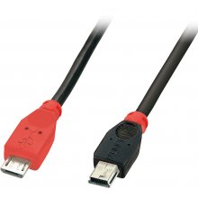 LINDY CABLE USB2 MICRO-B TO MINI-B/0.5M...