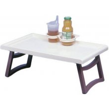 SUNDO Bedside table for meals with handles