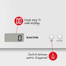 Köögikaal Salter 1066 WHDR15 Arc White